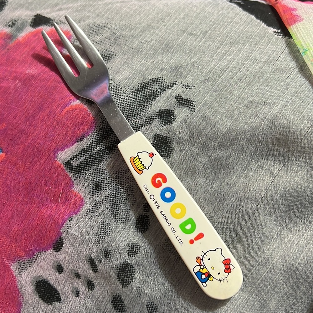 Hello Kitty 1976 Vintage Fork
